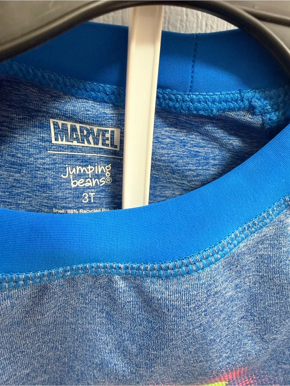 Kids Blue Spider Graphic Rash Guard Swim Set, Size 3T